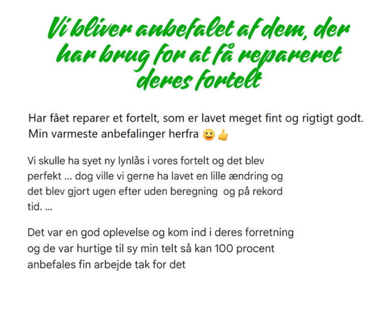 Reparation af fortelt fra Frederikshavn – færdig på én dag! 5 reparation af telt